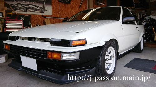 トヨタ AE86 トレノ　[希少絶版車こそカーセキュリティのインストールを！]