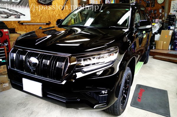 トヨタ・ランドクルーザー プラド BLACK EDITION 150系[ 愛知県のカーセキュリティ・プロショップ　J-PASSION] パンテーラ(Pantera)・ゴルゴ(Grgo)・クリフォード(CLIFFORD)・オーサアラーム(AUTHOR ALARM)・正規 販売・取付店